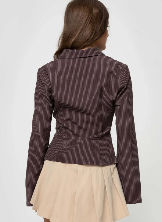 Norah - trendy stripete skjorte