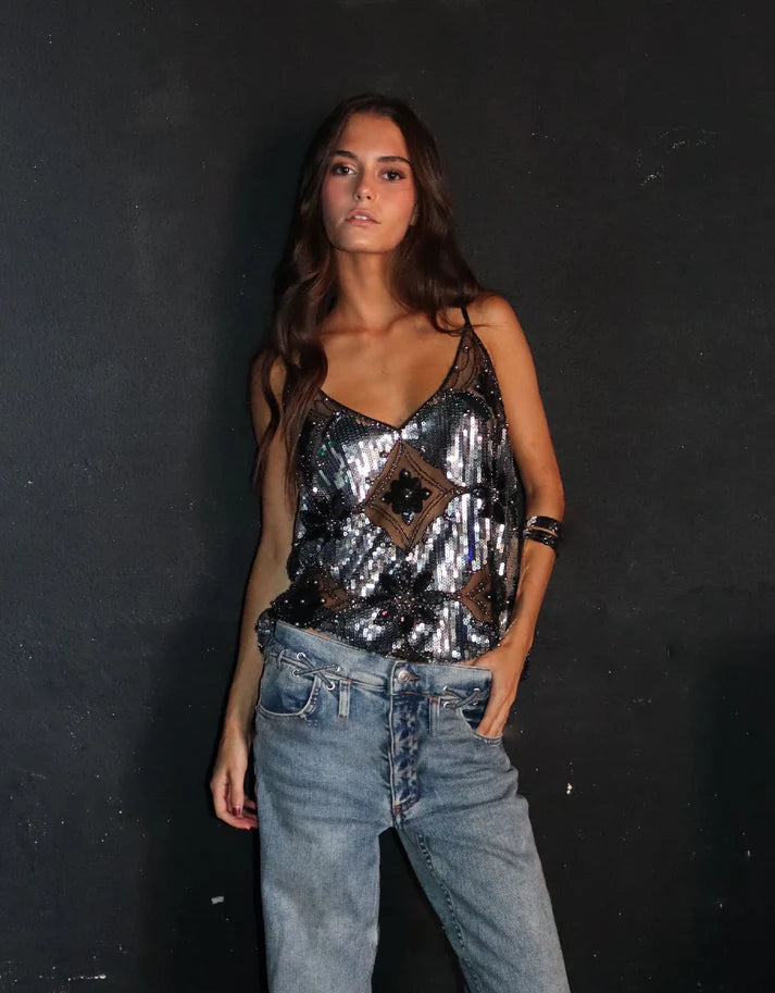 Aria - Glamorøs Perletopp